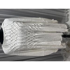 Free People Women's Long Sleeve Textured Knit Top/Tunic/mini dress Sz XS/S